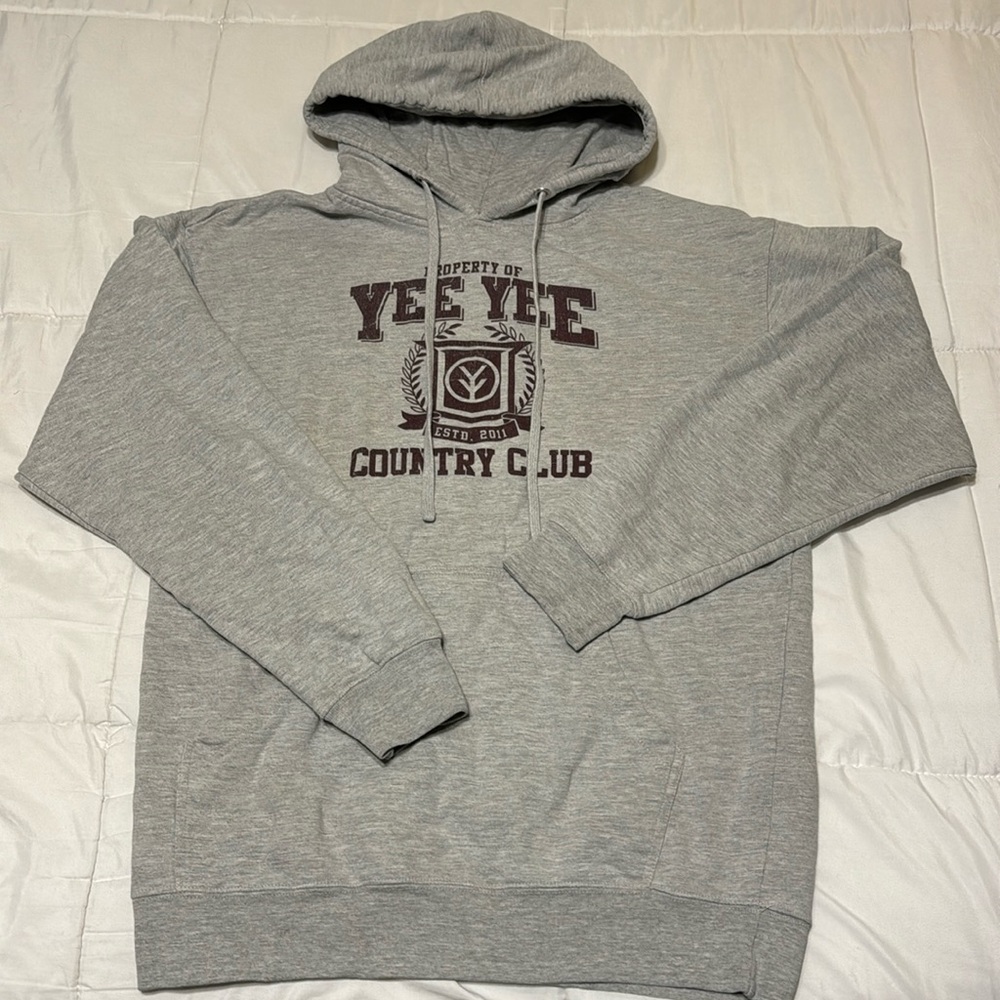YeeYee Hoodie, Women’s Medium, Thin, Light Grey